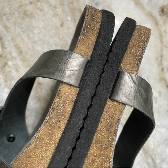 MEPHISTO Silver Helen Leather Comfort Sandals EU 38 - Picture 9 of 14